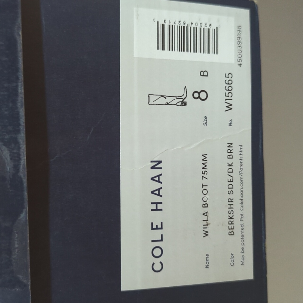 NWT Cole Haan Boho Willa Sused Knee High Boots - Picture 6 of 6